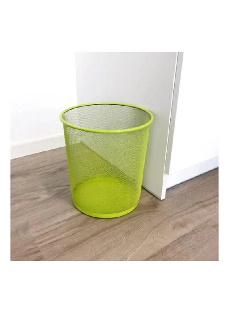 MOTARRO Metal Colorful Paper Bin (MI010-1C)23.5×19×26.5cm Trash Can for Home Office & Study–Assorted - Image 2